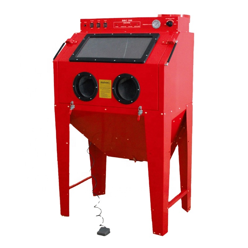 Sandblaster Cabinet - 350L Sandblasting Cabinet Machine Built in