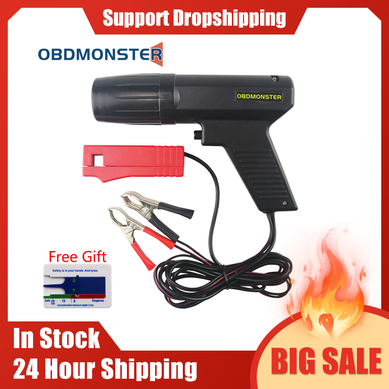 Timing Light Gun - 12V Chuyên Nghiệp Thời Điểm Đánh