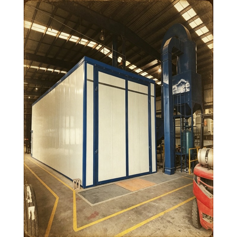 Sandblaster Cabinet - Sand Shot Blasting Room/Cabinet/Chamber Sandblasting and