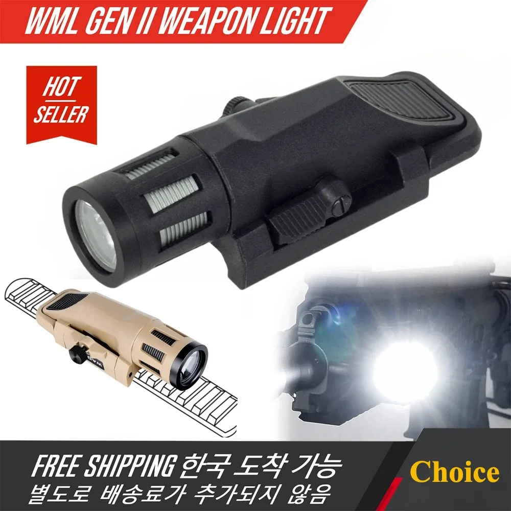Tactical WML-G2 LED Flashlight - đánh giá và giá Timing Light Gun